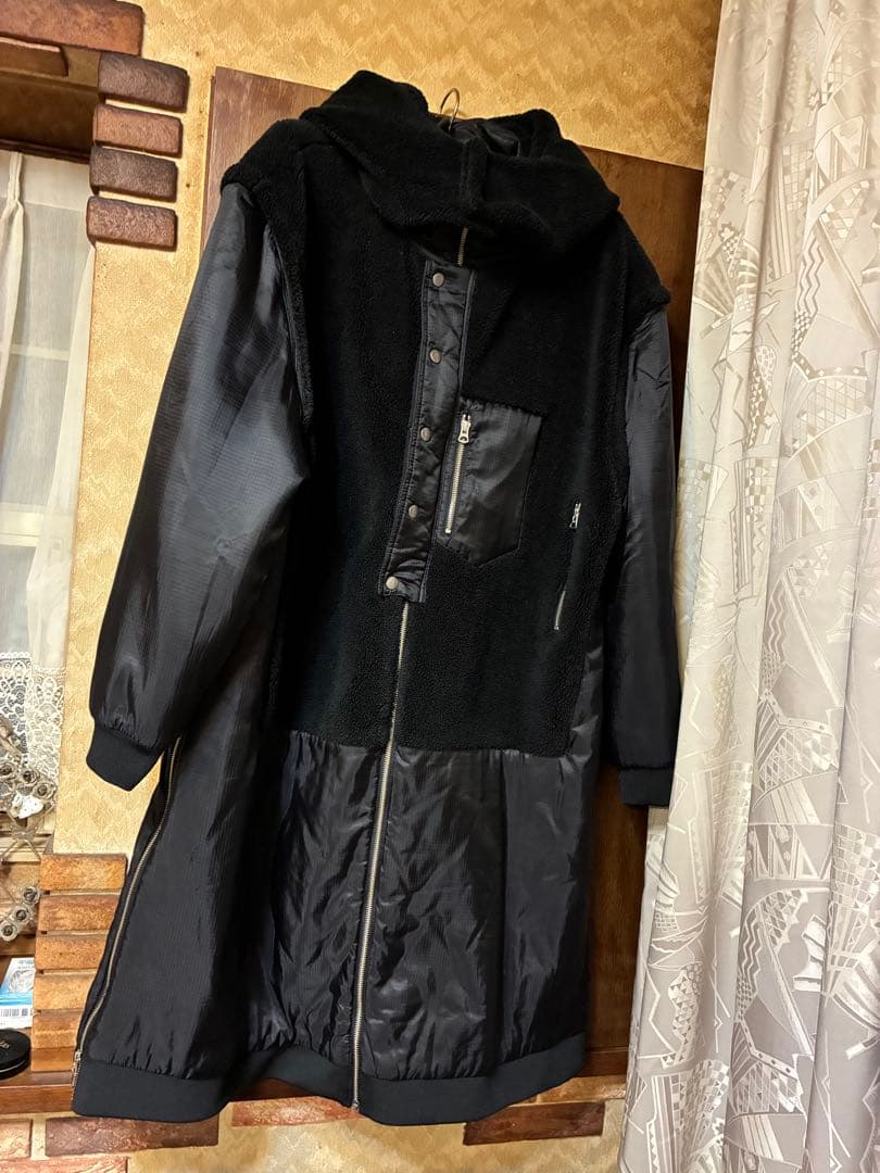 antiqua 4WAY ダウンのような暖かさ ボア ドッキングアウター