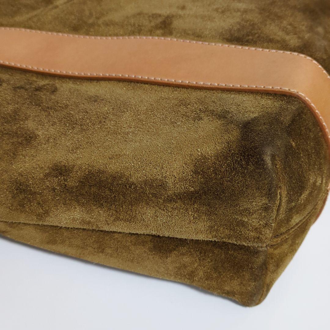 サルヴァトーレ フェラガモ トートバッグ スエード レザー DS-24 3505