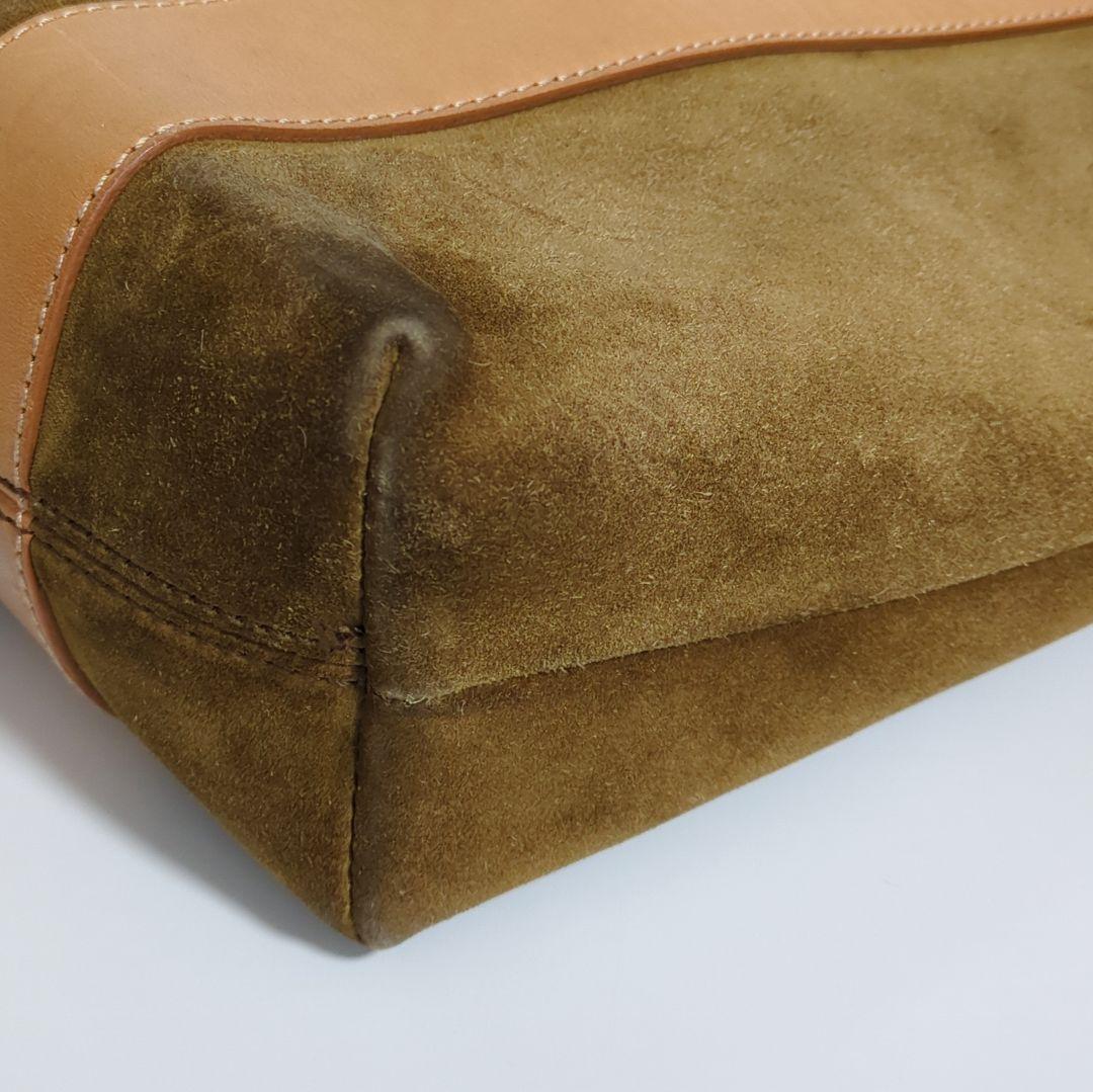 サルヴァトーレ フェラガモ トートバッグ スエード レザー DS-24 3505