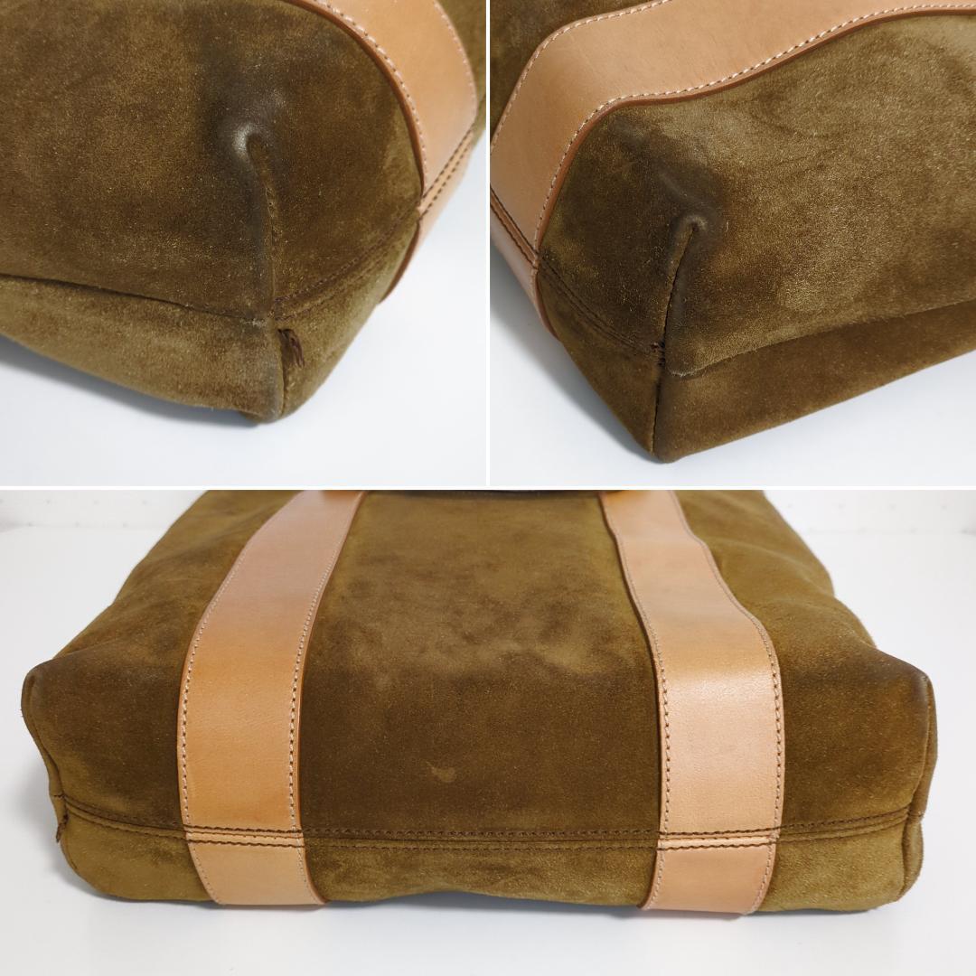 サルヴァトーレ フェラガモ トートバッグ スエード レザー DS-24 3505