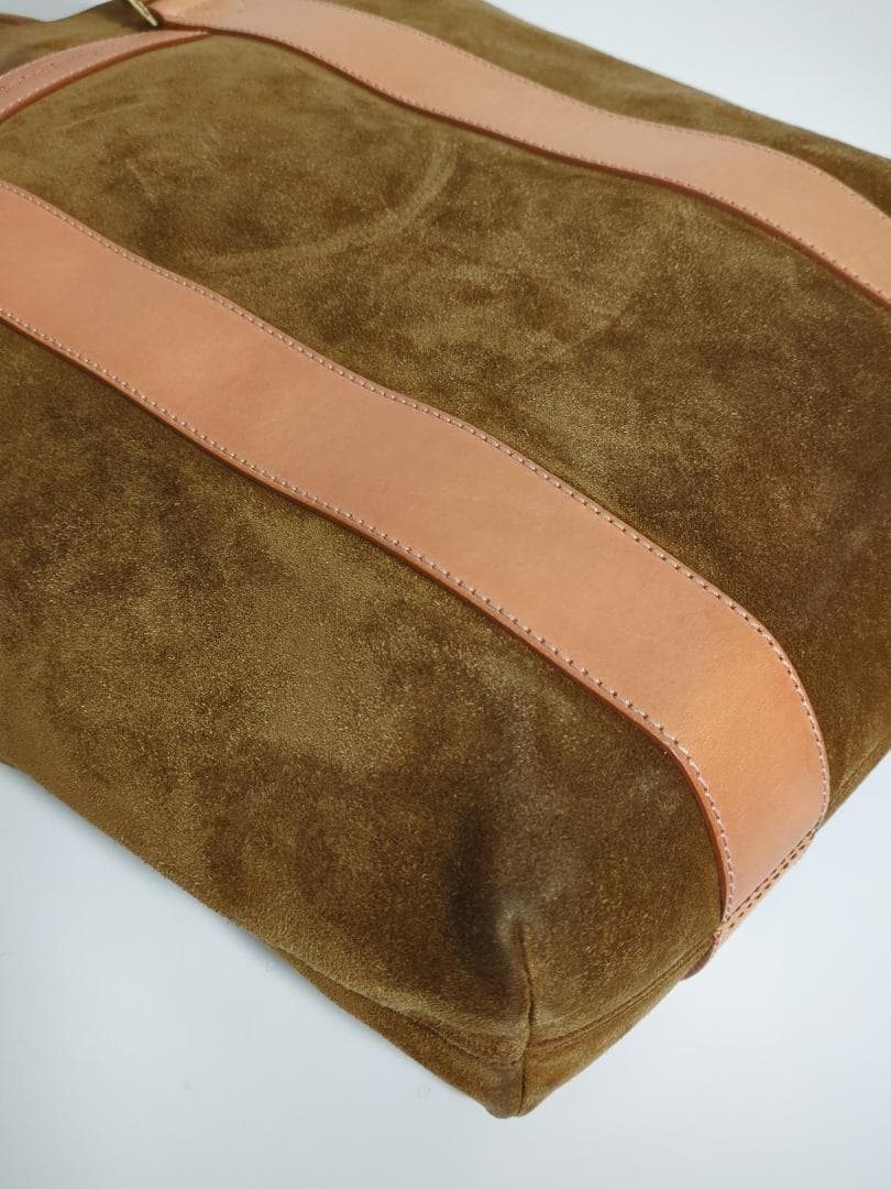 サルヴァトーレ フェラガモ トートバッグ スエード レザー DS-24 3505