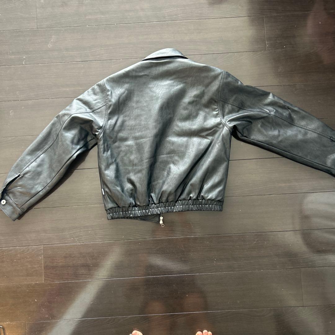 WISH FOREVER ブラックレザージャケット