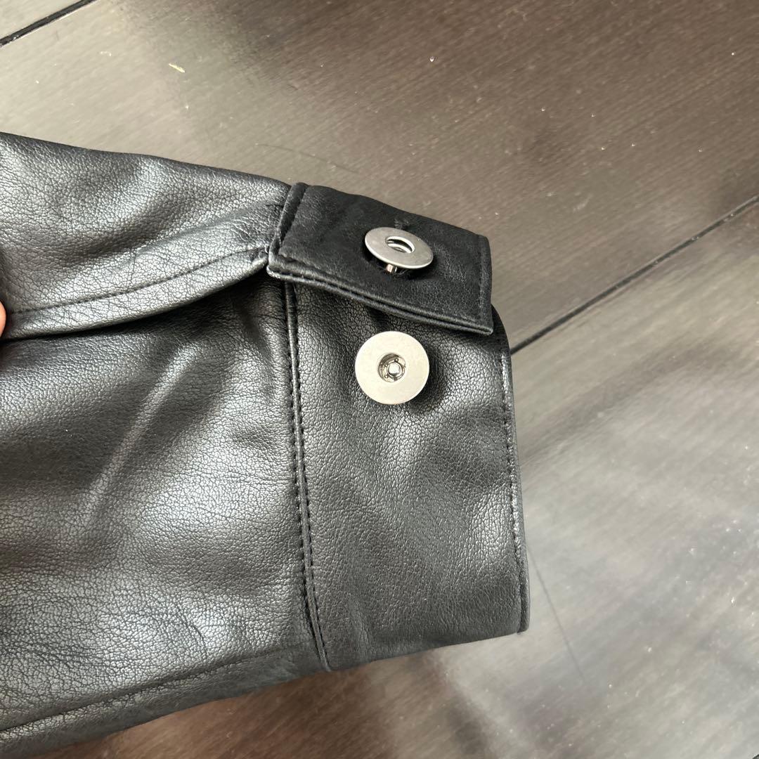 WISH FOREVER ブラックレザージャケット