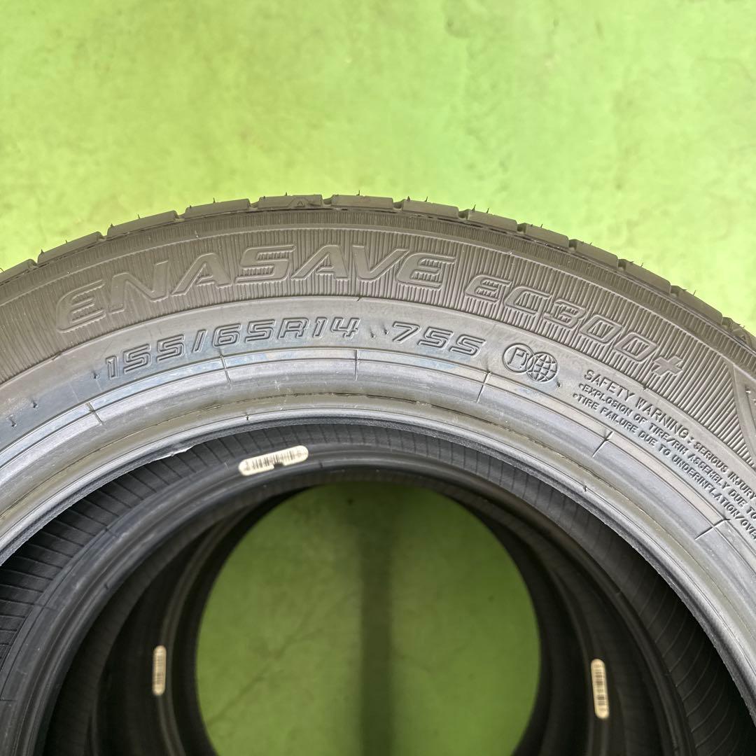 ENASAVE EC203 155/65R14 タイヤ 4本セット　新車外し