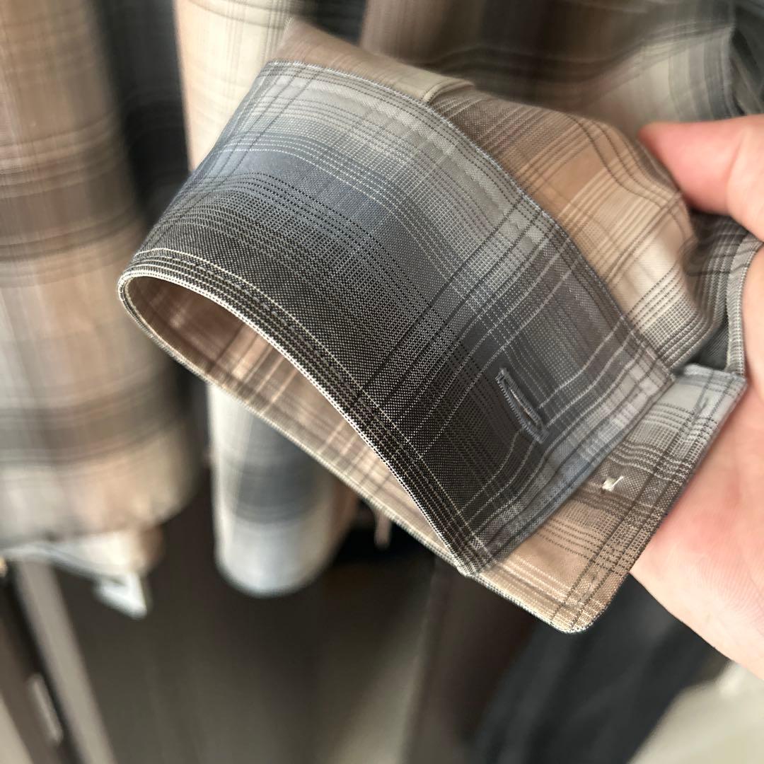 auralee 20aw ウールチェックシャツ