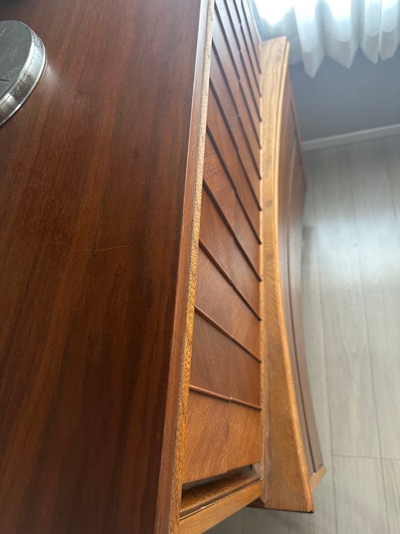 【最終値下】60s ビンテージ　ミッドセンチュリー ウォールナット材 6段タンス