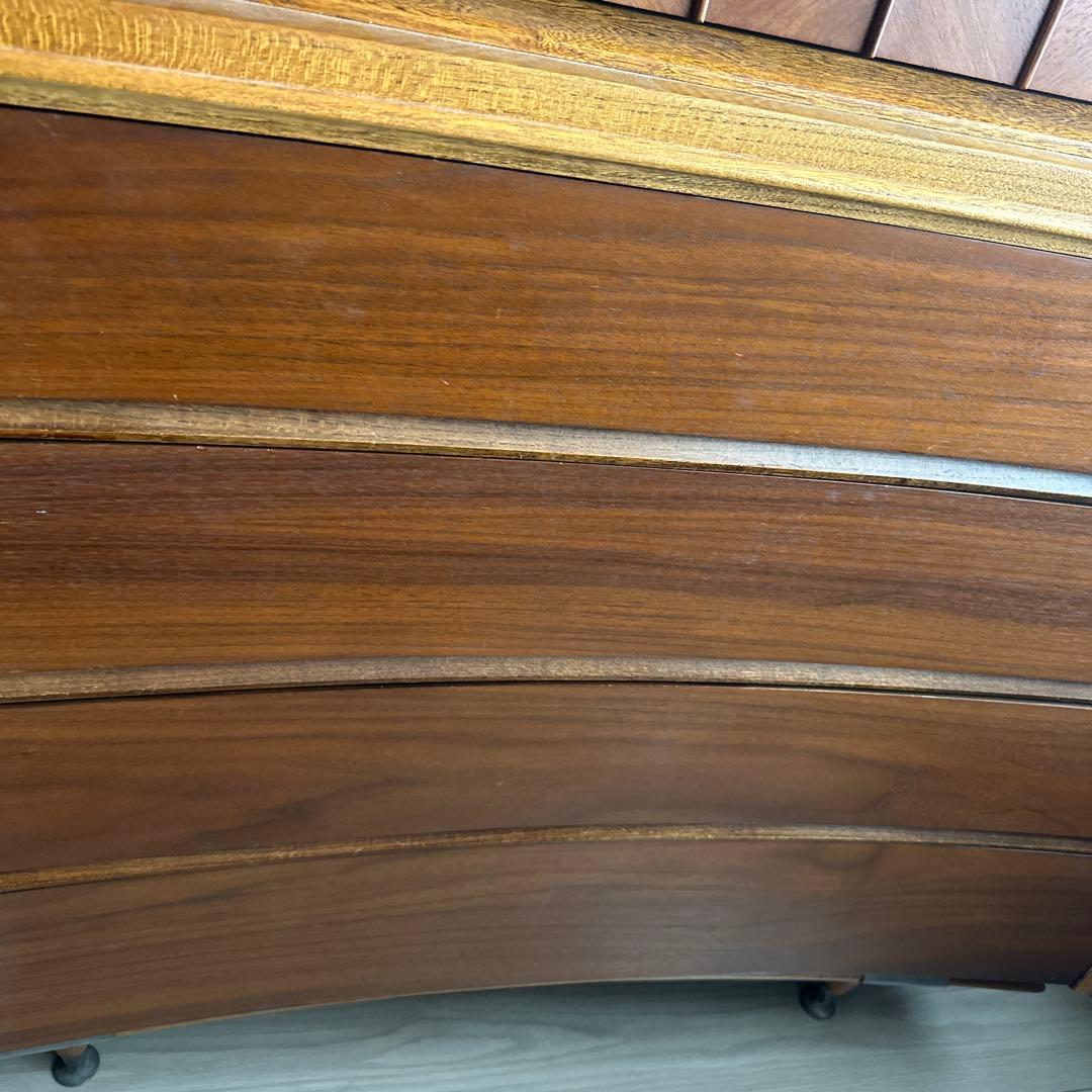 【最終値下】60s ビンテージ　ミッドセンチュリー ウォールナット材 6段タンス