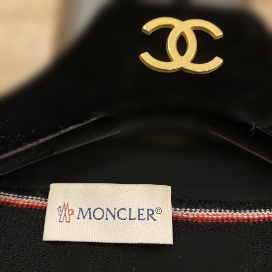 Moncler ブラック カーディガン