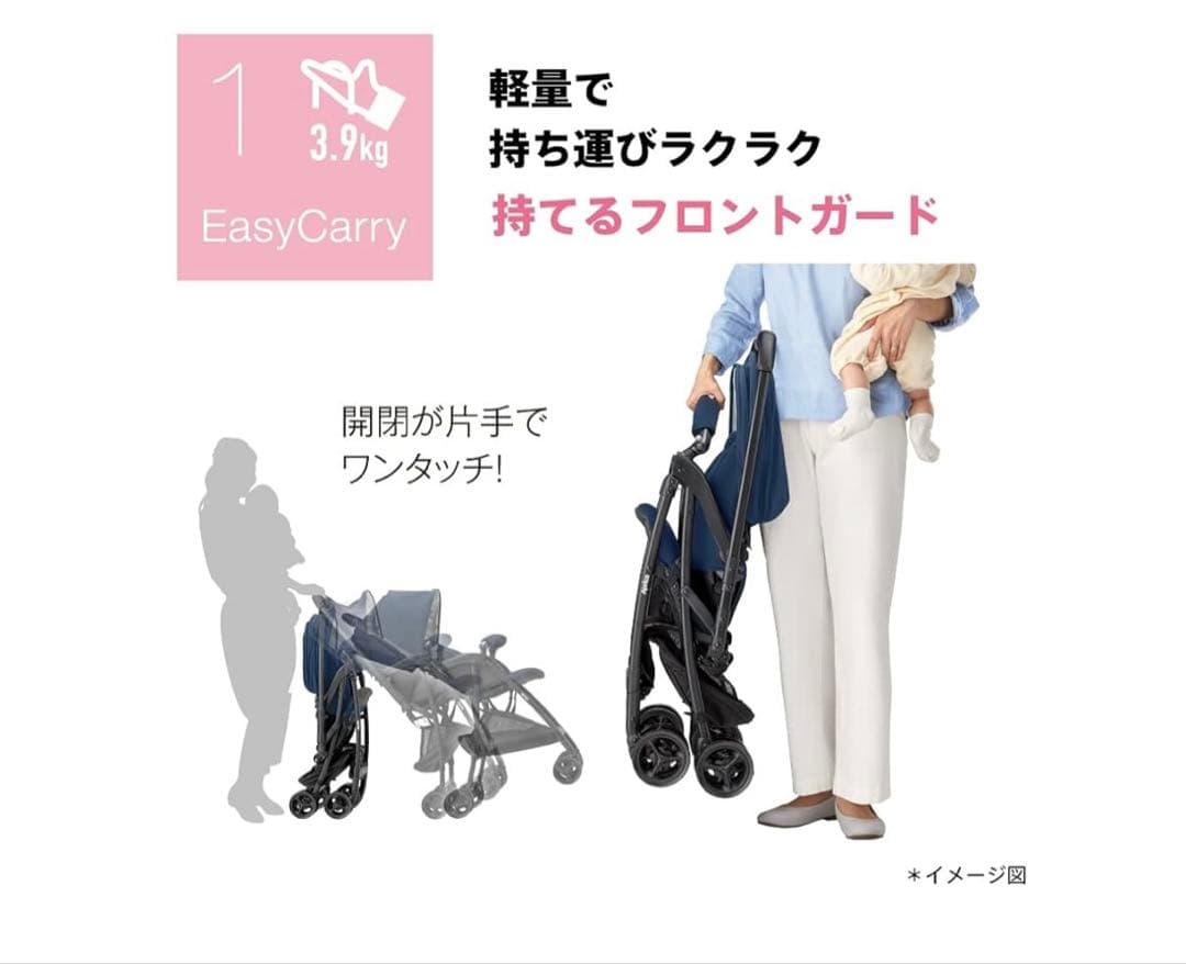 ⭐︎クリーニング済み⭐︎ApricaカルーンエアーメッシュAB 軽量.水玉、R5購入