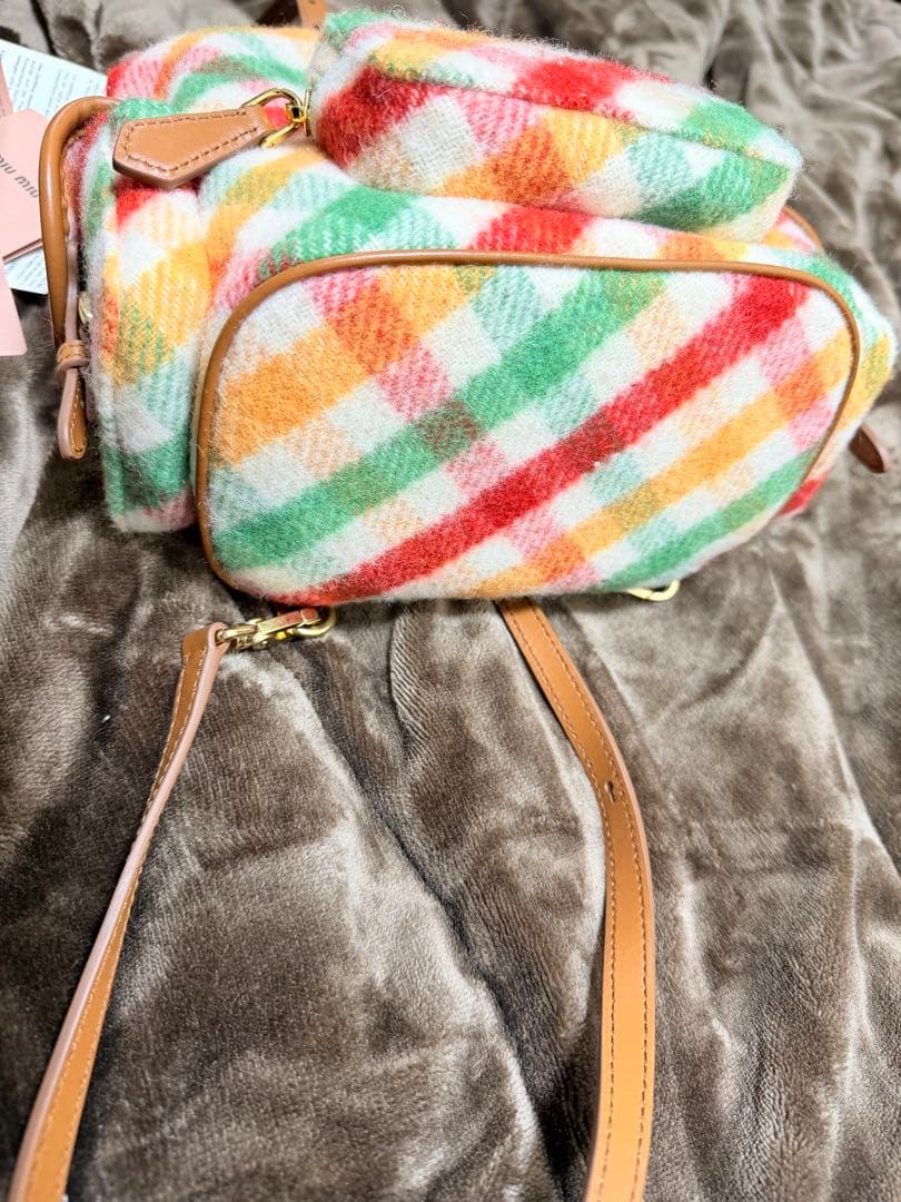 最終値下げ！正規店購入　miumiu ミニバッグ　バッグパック　レシート付