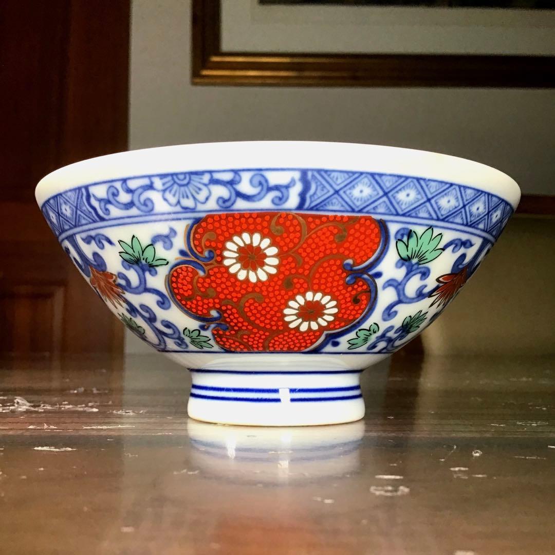 『ウレうー特価』　九谷焼　青粒×赤粒　夫婦ご飯茶碗　輪島塗　夫婦箸