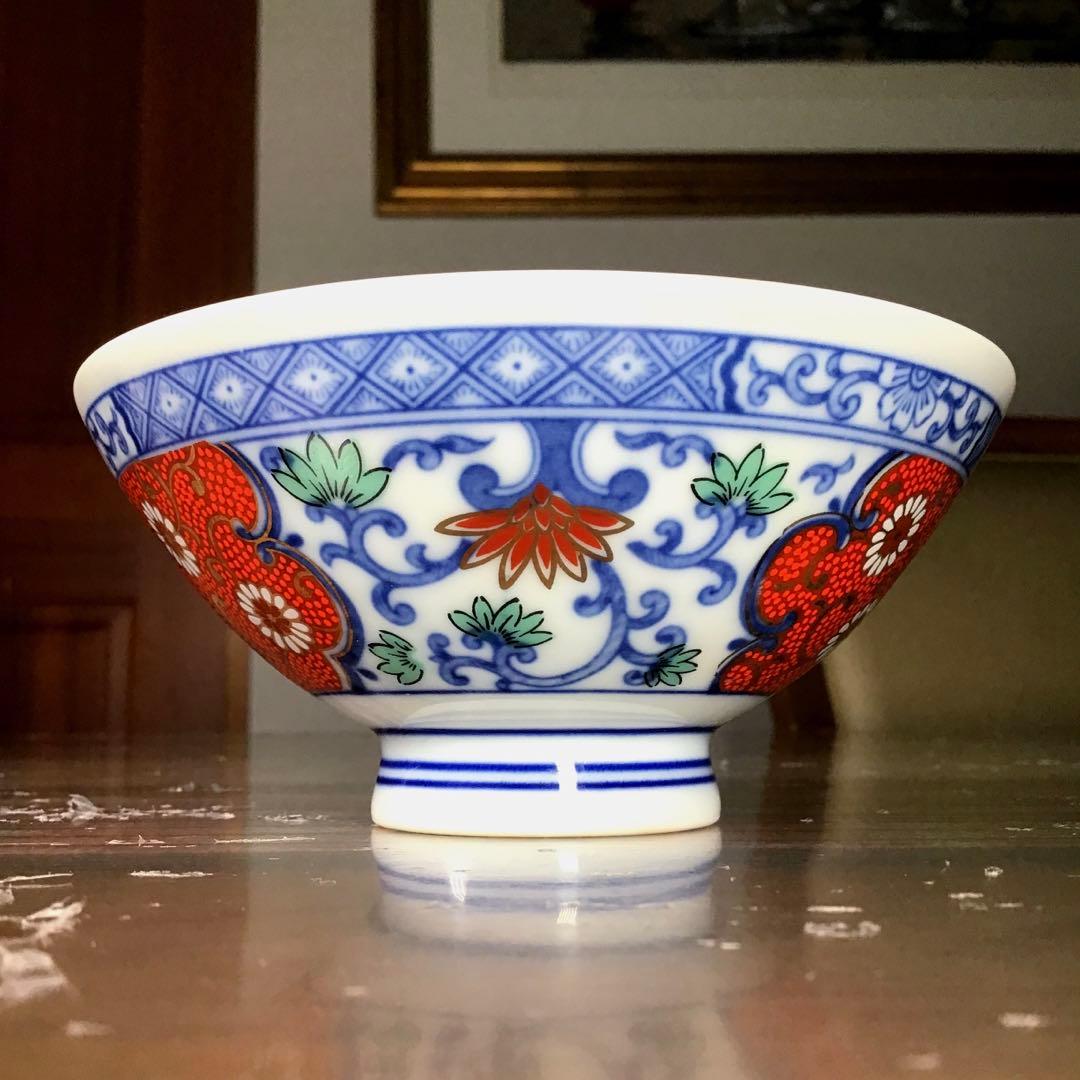 『ウレうー特価』　九谷焼　青粒×赤粒　夫婦ご飯茶碗　輪島塗　夫婦箸