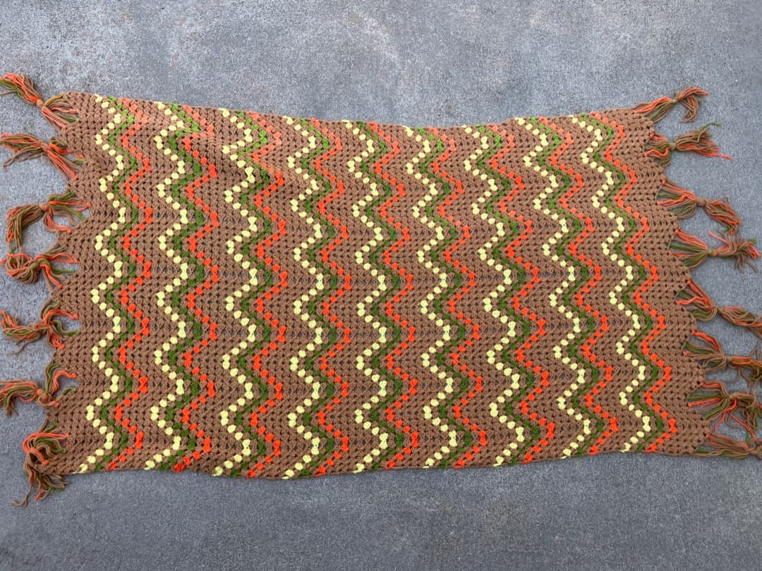 その他 USED FRINGE BLANKET