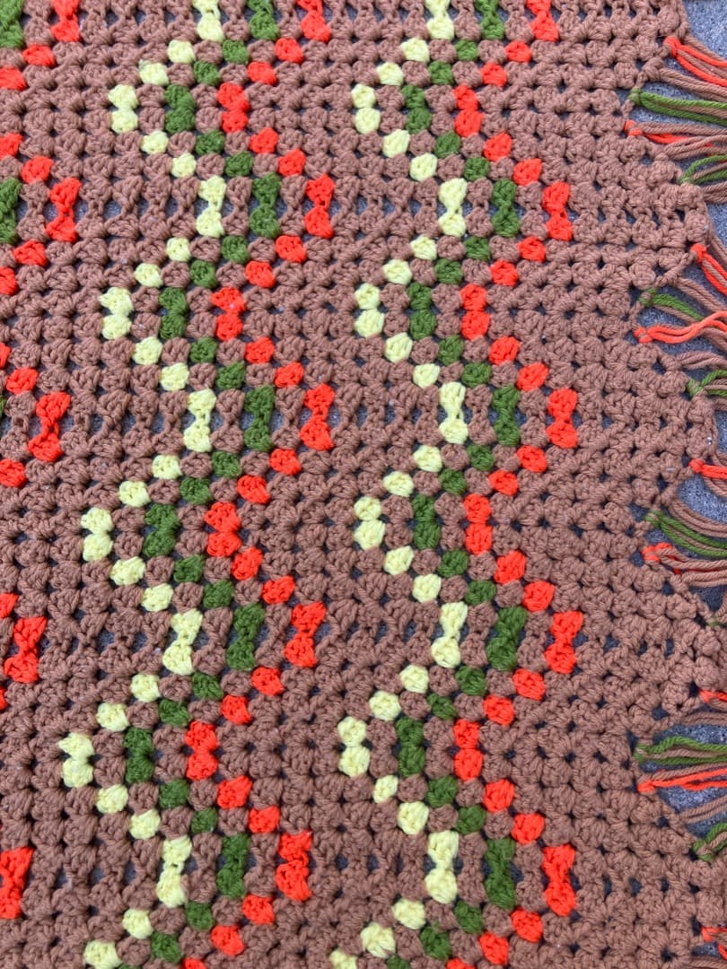 その他 USED FRINGE BLANKET