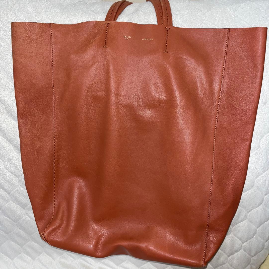 セリーヌ ホリゾンタルカバ トートバッグ レザー