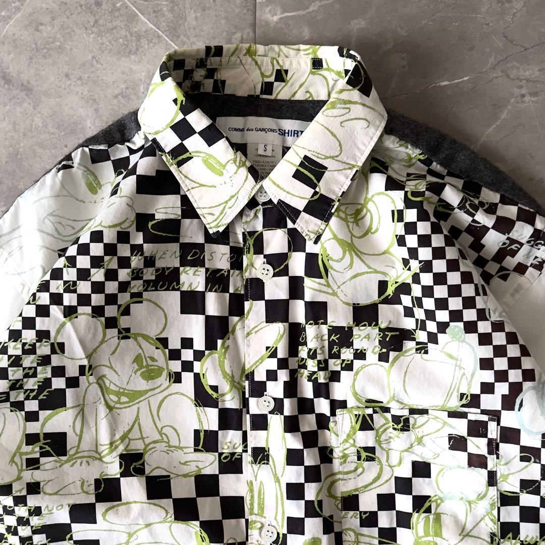 COMME des GARCONS SHIRT Disney プリントシャツ S