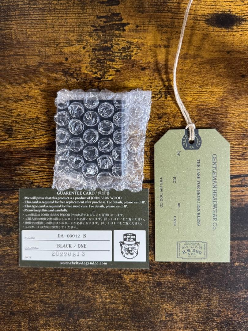 ラ*ン様 THE H.W. DOG & CO. マネークリップ　黒　ブラック