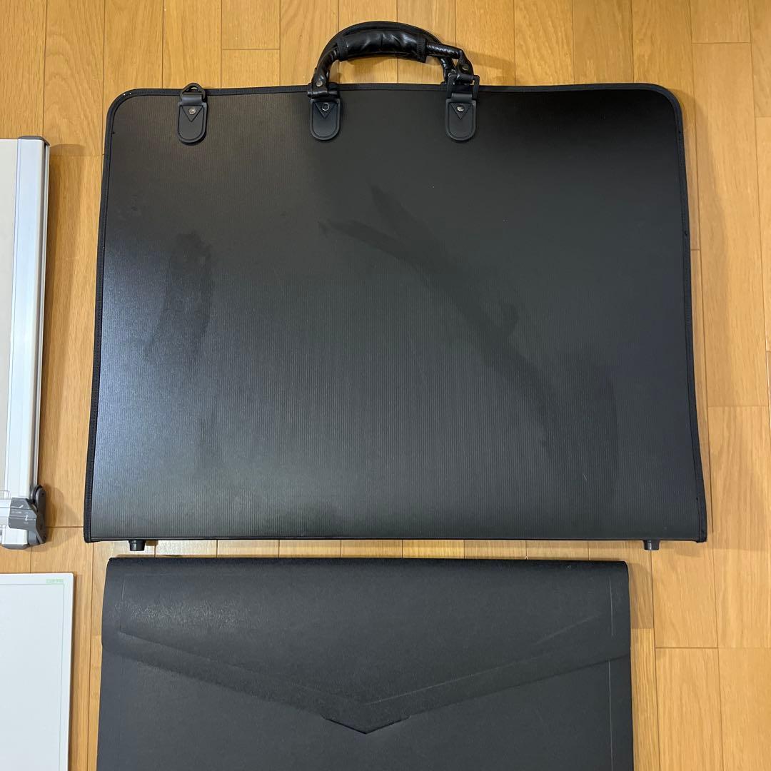 A2製図板（平行定規）・製図板ケース・図面ケース・製図用紙セット（建築士試験用）