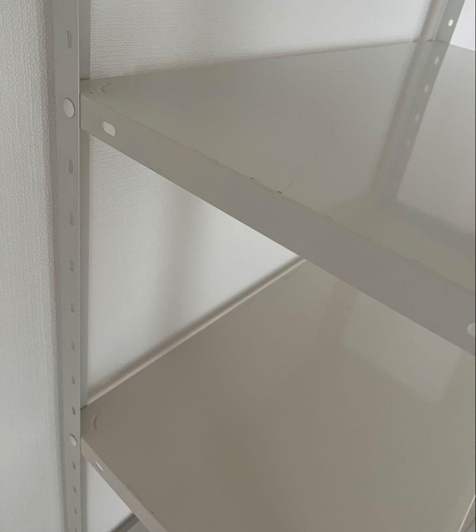 キタジマ スマートラック NSTR-556 80×40×150 5段 ホワイト