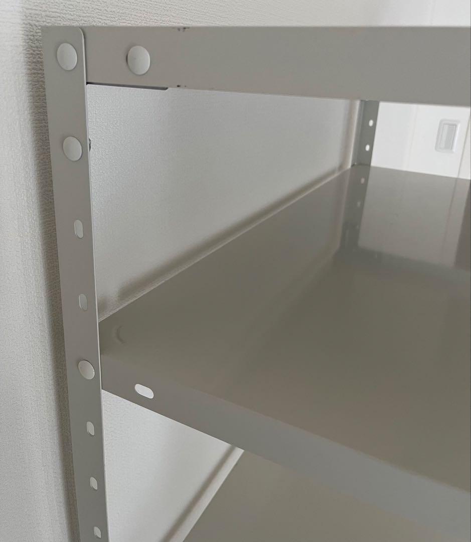 キタジマ スマートラック NSTR-556 80×40×150 5段 ホワイト