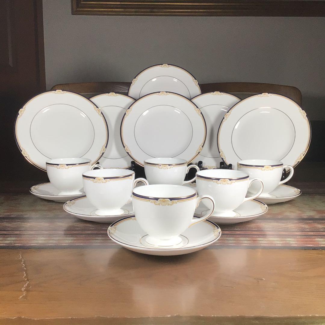 未使用』　 『CAVENDISH』　カップ&ソーサー　大皿　6組