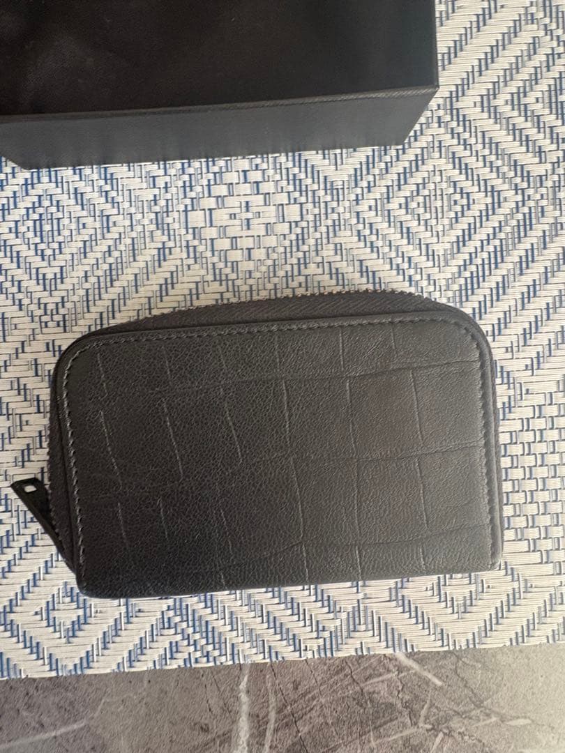 SAINT LAURENT ブラック二つ折り財布+ケース