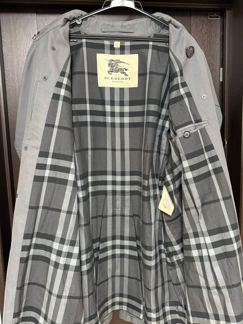BURBERRY グレー トレンチコート