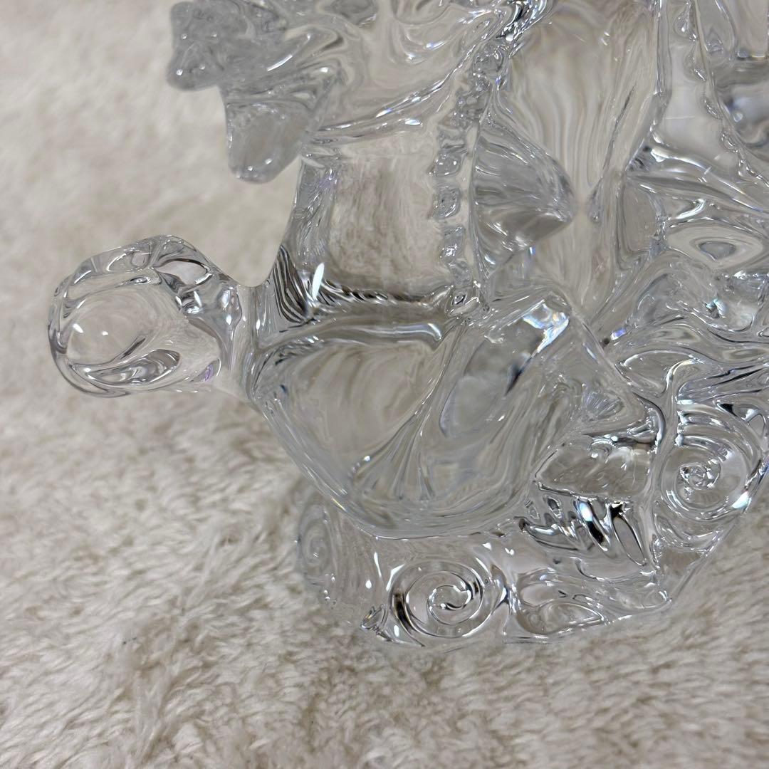 【美品】Baccarat バカラ 置物 インテリア ドラゴン 龍 竜