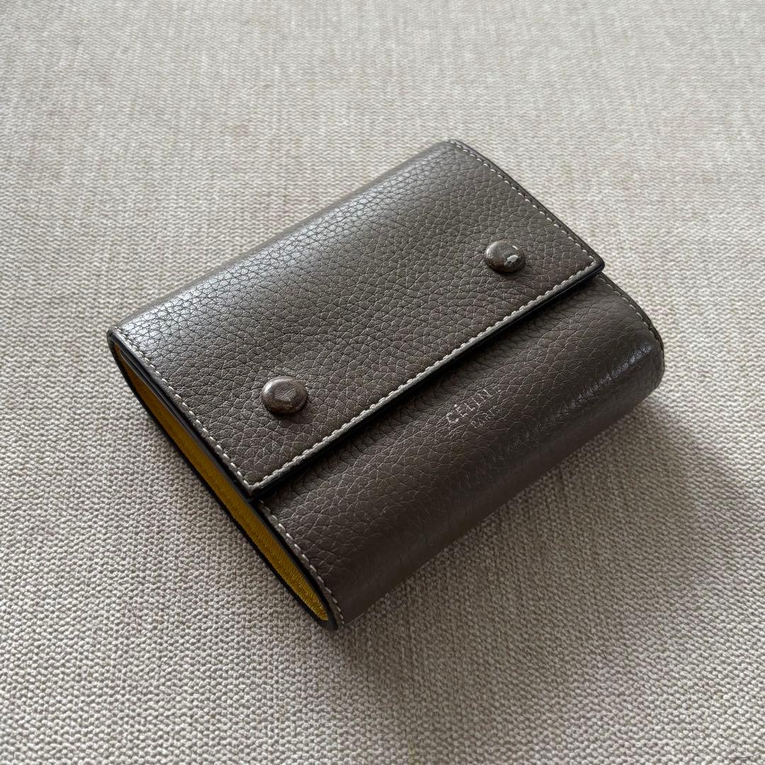 CELINE セリーヌ バイカラー 三つ折り財布
