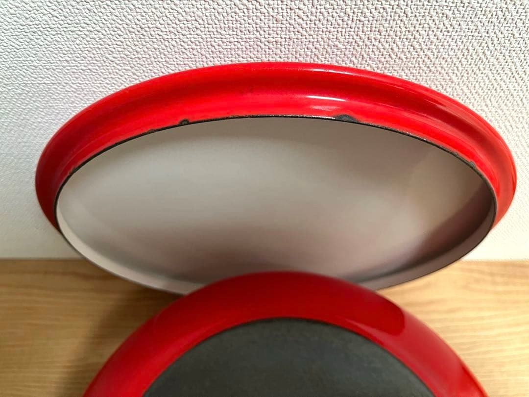 希少！中古【DANSKダンスク】コベンスタイル　両手鍋２６ｃｍ　チリレッド