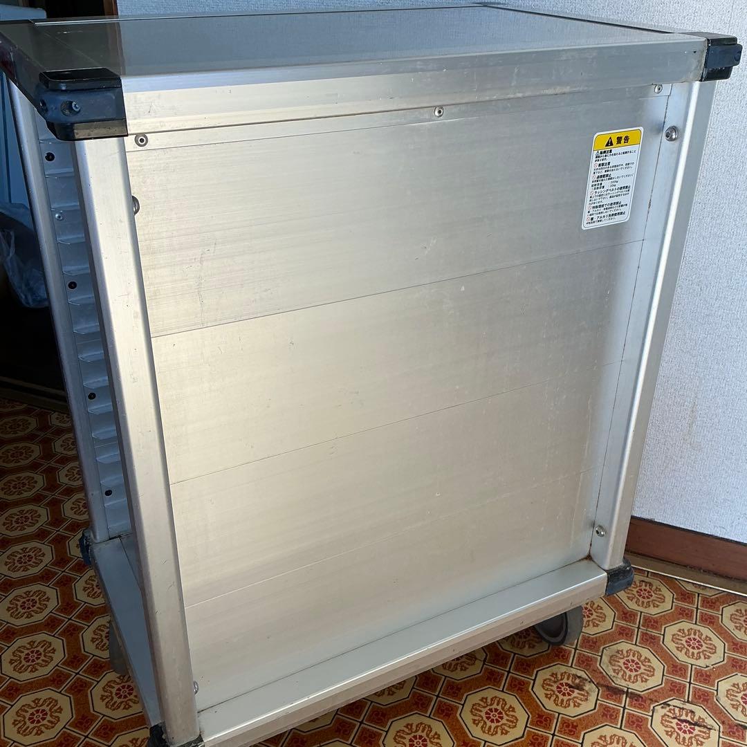 【業務用】PT FLEX アルミトレイラック キャスター付 15段 耐荷重200