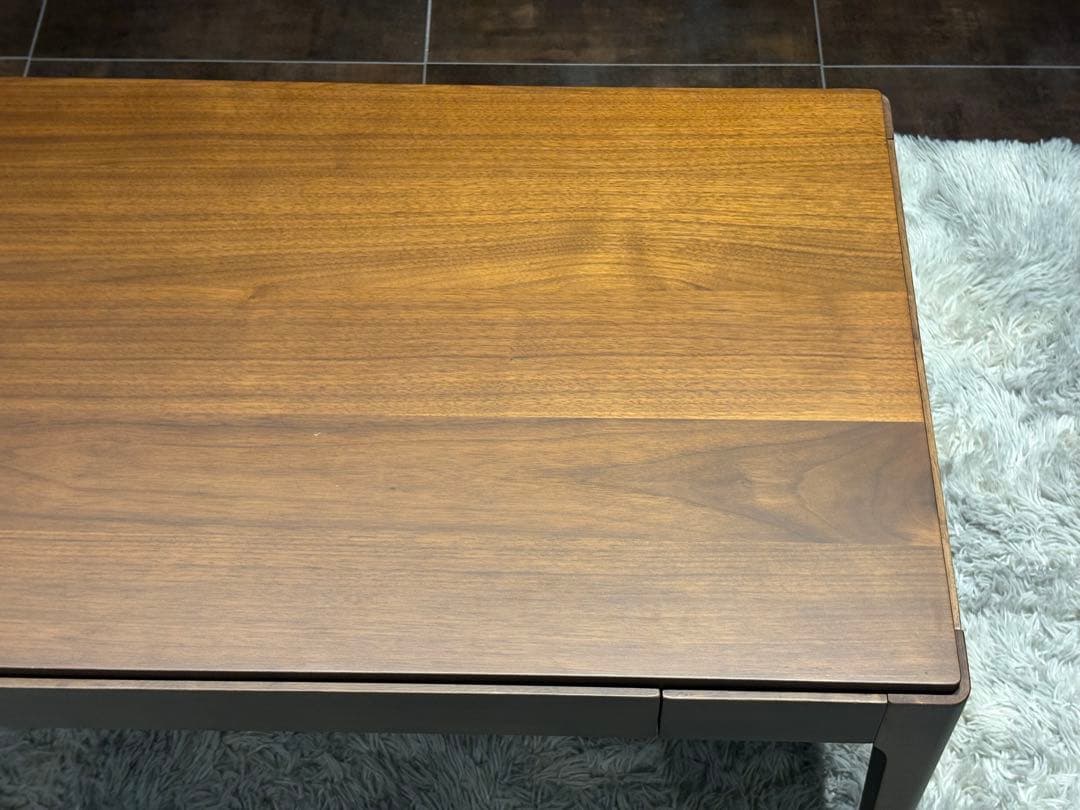 ベルメゾンデイズ　ローテーブル　ウォールナット　引き出し付き　シンプル　GZ