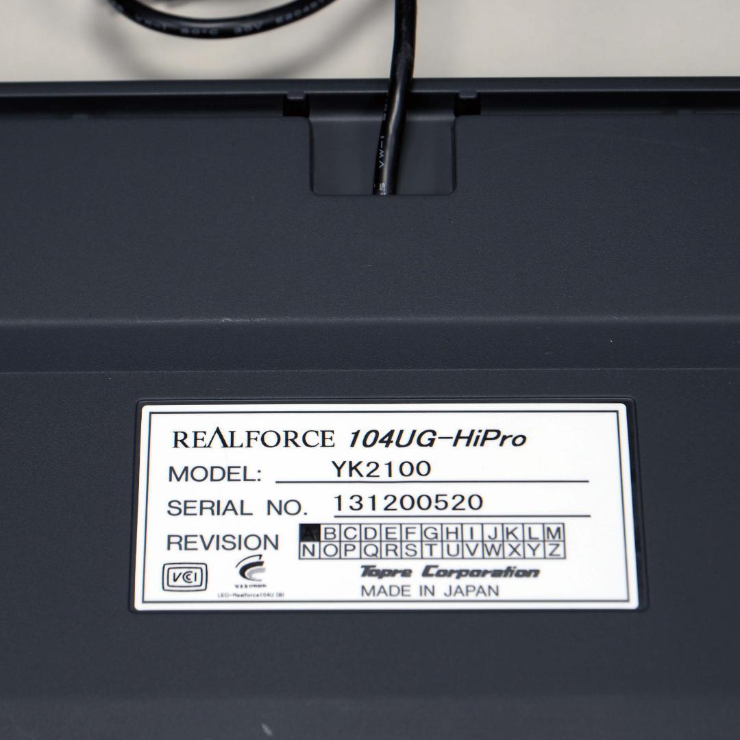 薄*と様 【キートップ洗浄済】Realforce104UG-HiPro 英語配列