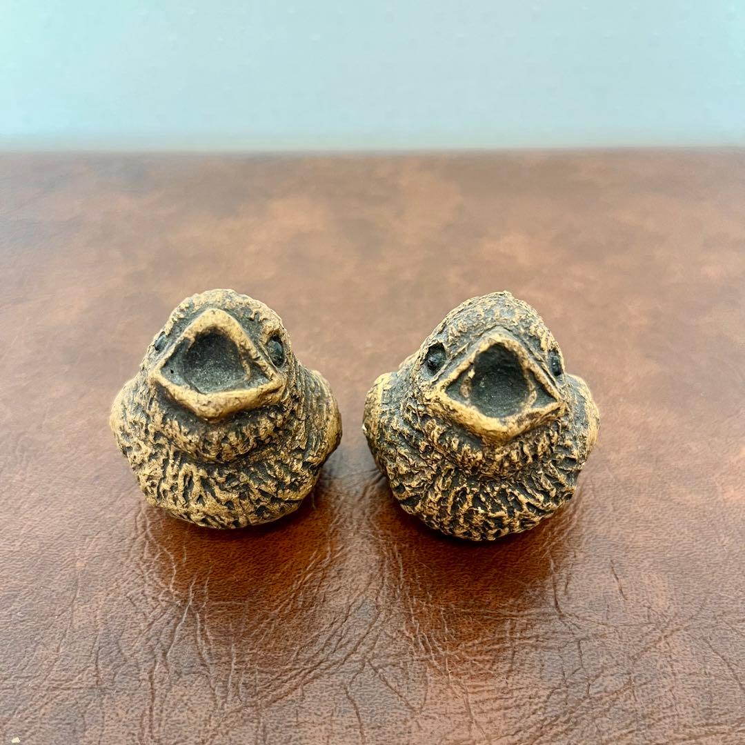 小鳥　ひな　陶器　置物　スウェーデン