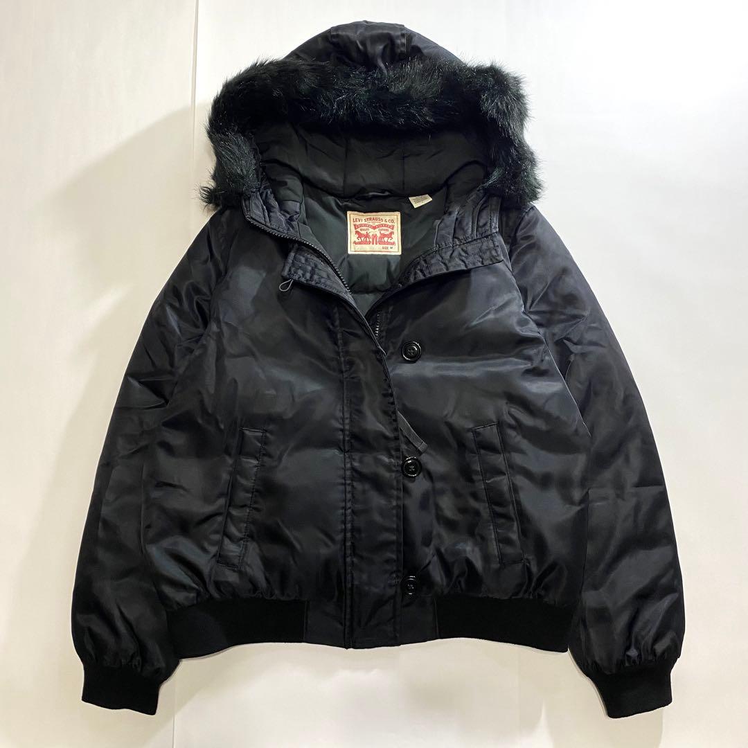 Levi's リーバイス N-2B n2b フライトジャケット M ダウン 黒