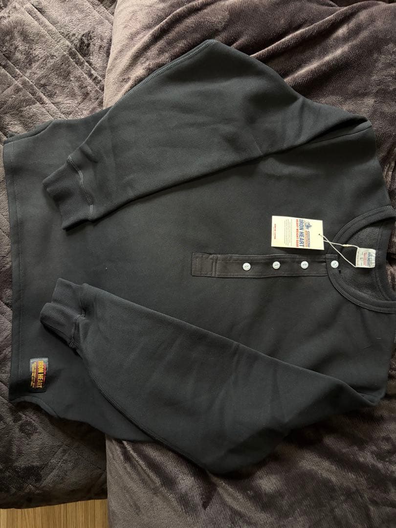 IRON HEART HTL-2401 ブラック カットソー　Lサイズ