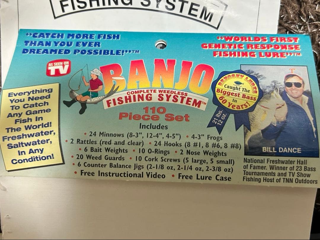 バンジョーミノー　ワーム　バス釣り