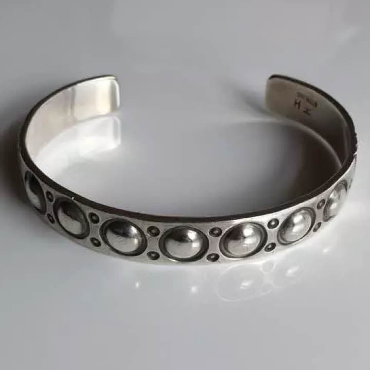 バングル アイバンハワード シルバー ナバホ  インディアンジュエリー 希少