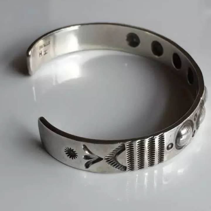 バングル アイバンハワード シルバー ナバホ  インディアンジュエリー 希少