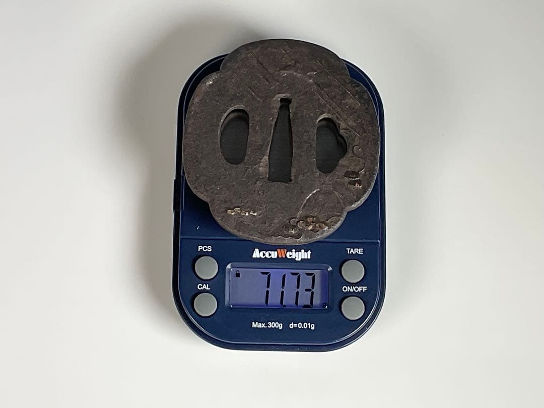 ③ 鉄鍔　短刀鍔　花鳥　人物　金銀象嵌　計４点　武具　刀剣　江戸期