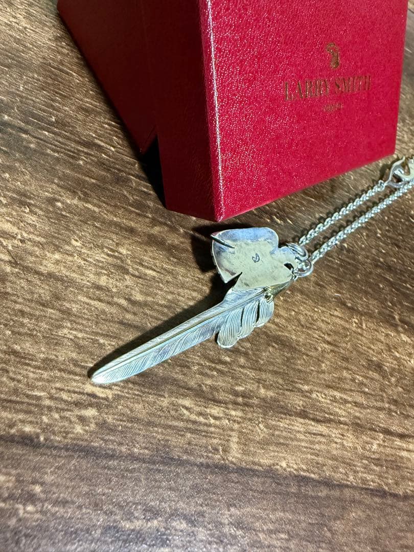 LARRY SMITH ネックレス ターコイズ カゼキリフェザー ラリースミス