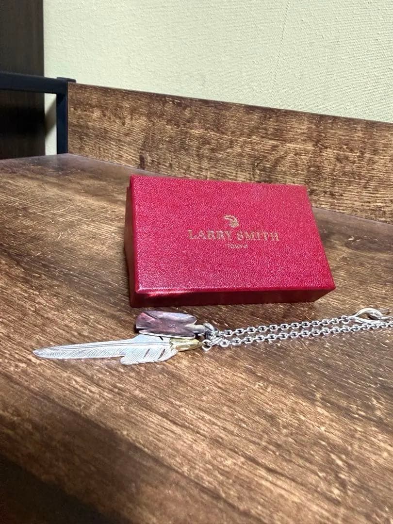 LARRY SMITH ネックレス ターコイズ カゼキリフェザー ラリースミス