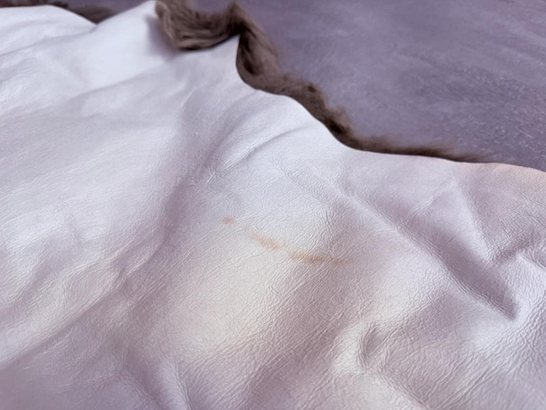 【4枚セット】ムートンラグ オーストラリア産 天然羊毛 天然ムートン100%