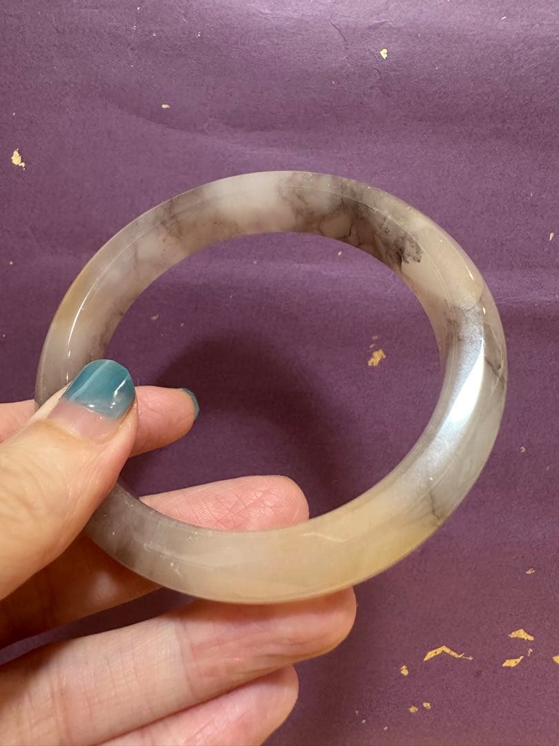 週末限定セール　アラセイトウバングル　シャー太翠 本宫镯