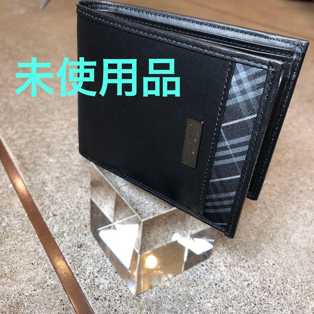 バーバリー 財布 メンズ ブラック 未使用品