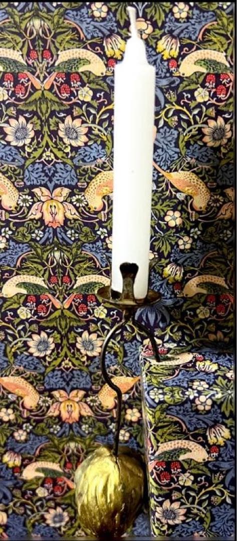 [希少]フランスアンティーク・ゆらゆら揺れるクルミの振り子キャンドル1点/NO2