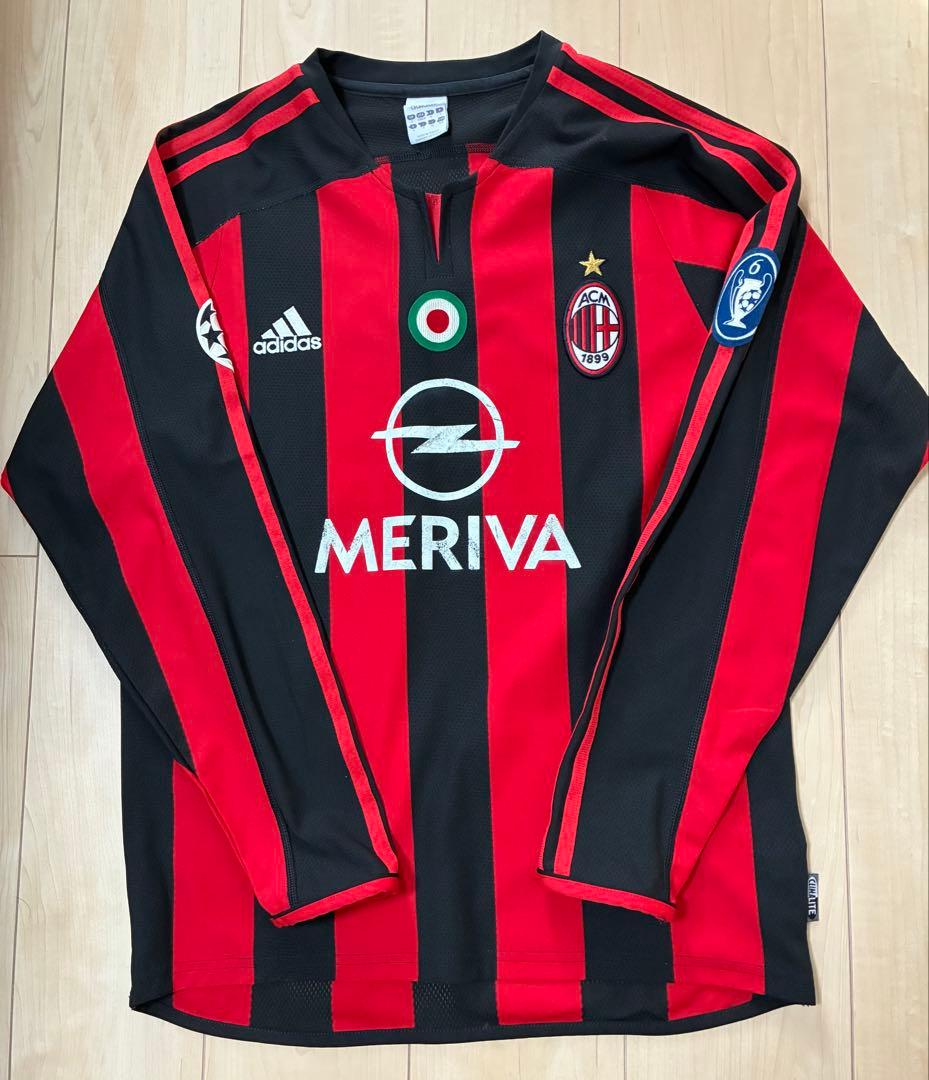 ACミラン 03/04 #7 シェフチェンコ 長袖 ユニフォーム