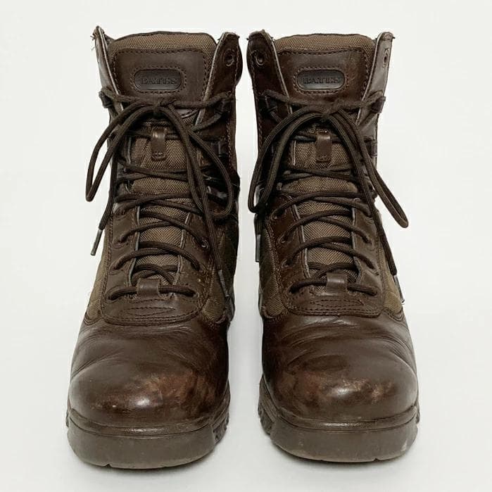 イギリス軍 ブラウン BATES パトロールブーツ（USED）表記UK9M