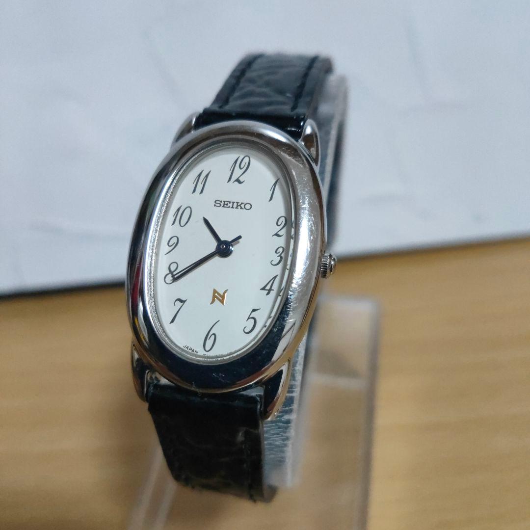 SEIKOセイコーNOIEノイエ★レディースクォーツ時計★電池入り稼働品