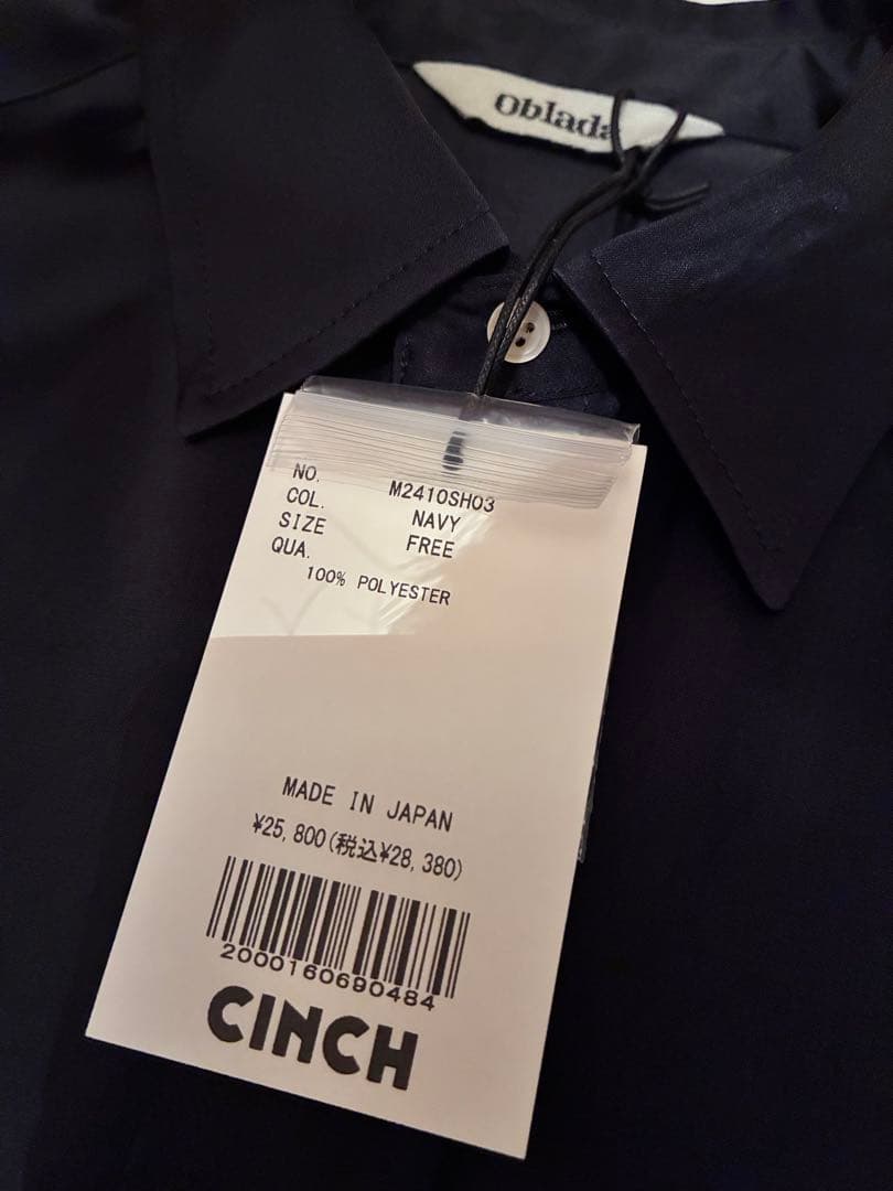 Oblada CINCH SATIN SHIRT サテンシャツ